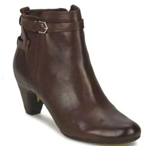 Sam Edelman Leather Bootie EUC(worn 2X), Maddox, Espresso Bean